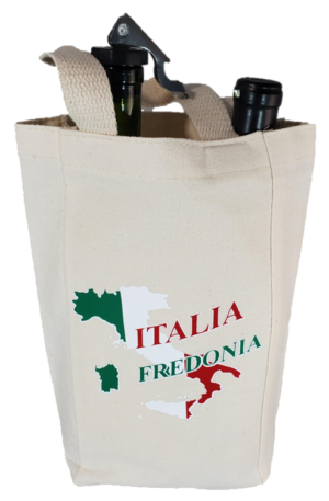 Festival Italia Wine Bottle Tote Bag