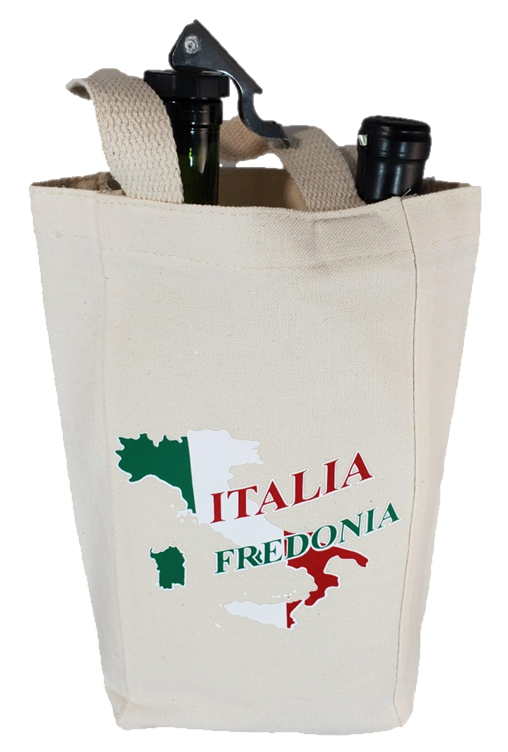 Festival Italia Wine Bottle Tote Bag